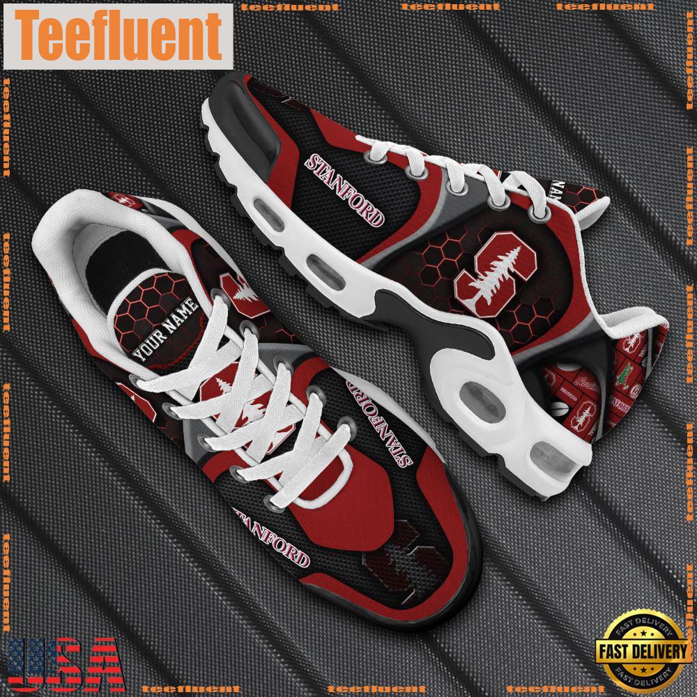 Stanford Cardinal Tn Shoes Personalized Your Name, Football Team Shoes