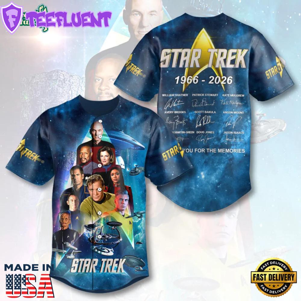Star Trek 60th Anniversary Baseball Jersey