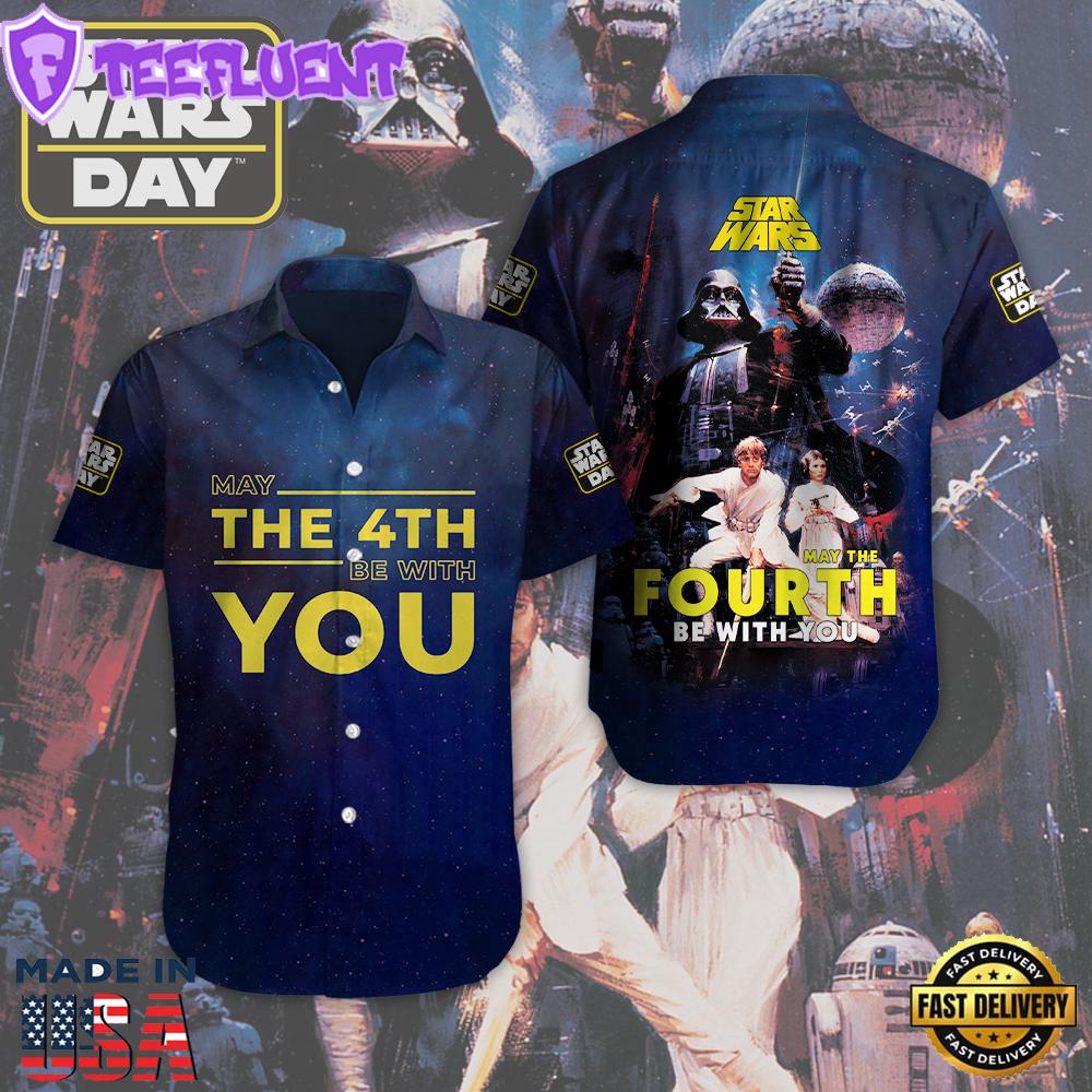 Star Wars Short Sleeve Dress Shirt For Man And Women