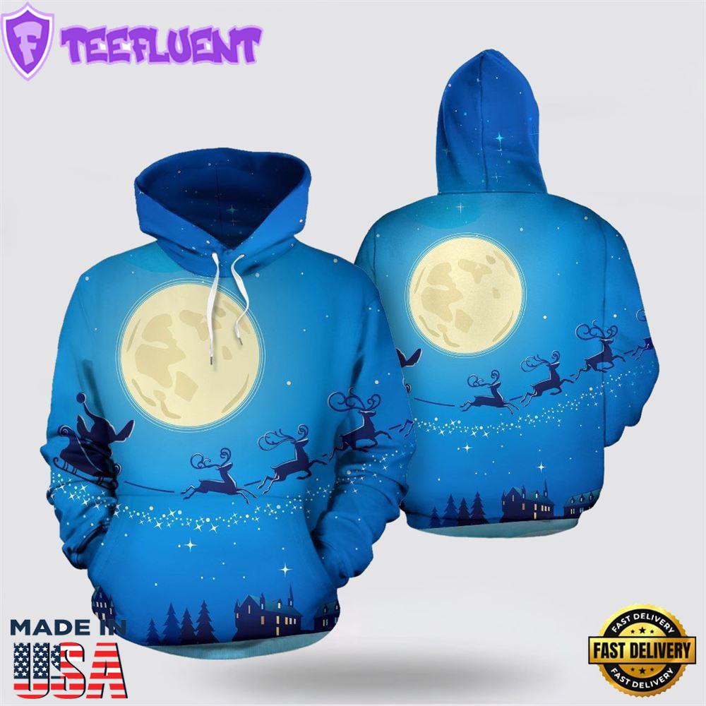 Stitch Christmas All Over Print 3D Hoodie