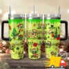 Stitch Cosplay Grinch Cartoon Christmas Custom Stanley Quencher 40oz Stainless Steel Tumbler With