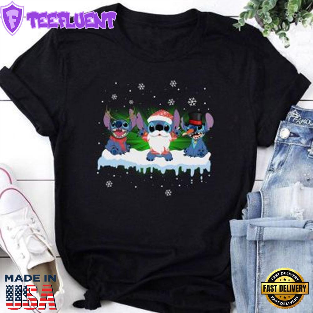 Stitch Disney Christmas Tees,