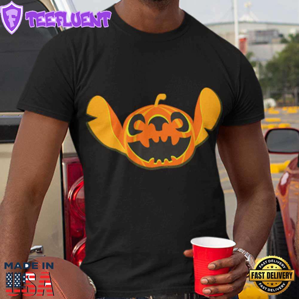 Stitch Jack-O’-Lantern Halloween T-Shirt Disney