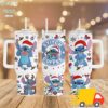 Stitch Movies Custom Stanley Quencher 40oz Stainless Steel Tumbler With Handle