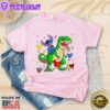 Stitch Riding Dinosaur Shirt T-Rex Disney Tee Gift for Family Gift Summer 2 Stitch Riding Dinosaur Shirt T-Rex Disney Tee Gift for Family