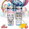 Stitch x Happy Easter Cartoon Custom Stanley Quencher 40oz Stainless Steel Tumbler With Handle