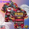 Stress Blessed Obsessed Summer Beach Chiefs Hawaiian Shirt