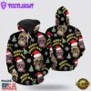 Sugar Skull Merry Christmas All Over Print 3D Hoodie