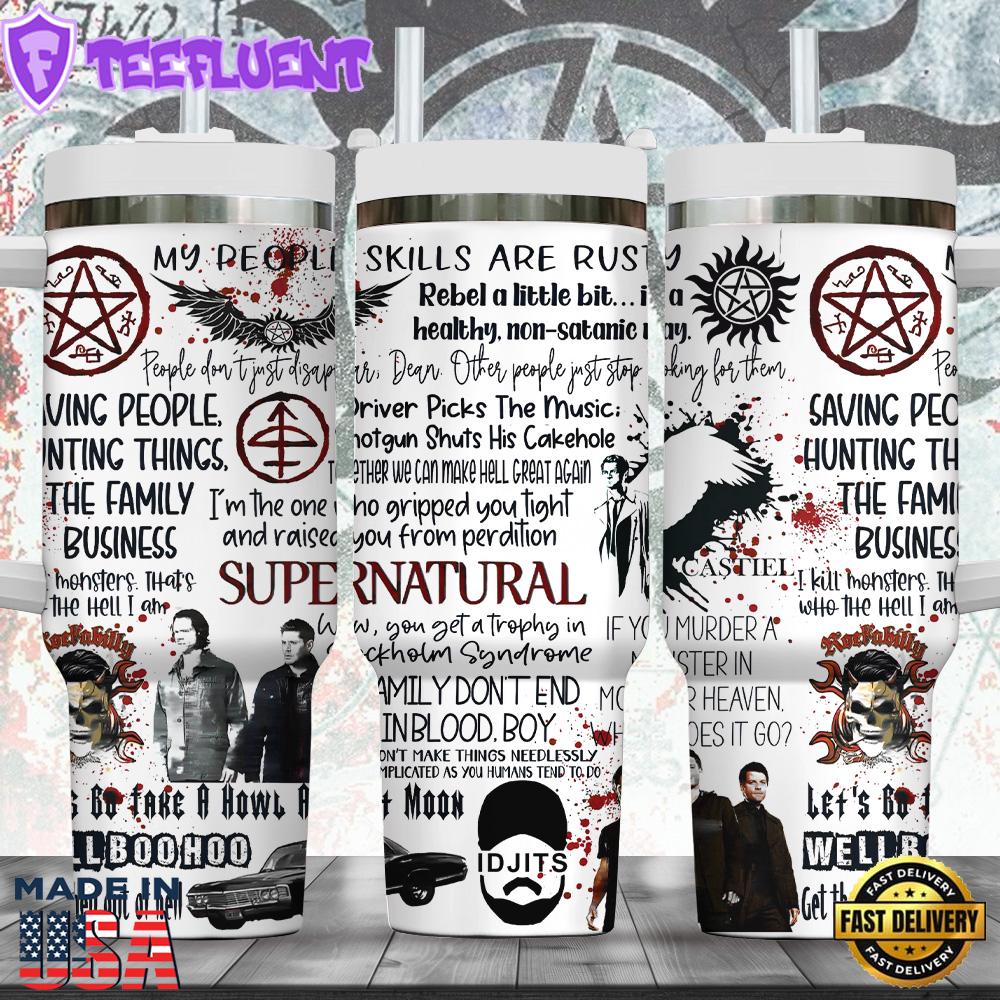 Supernatural New Trend 40oz Tumbler