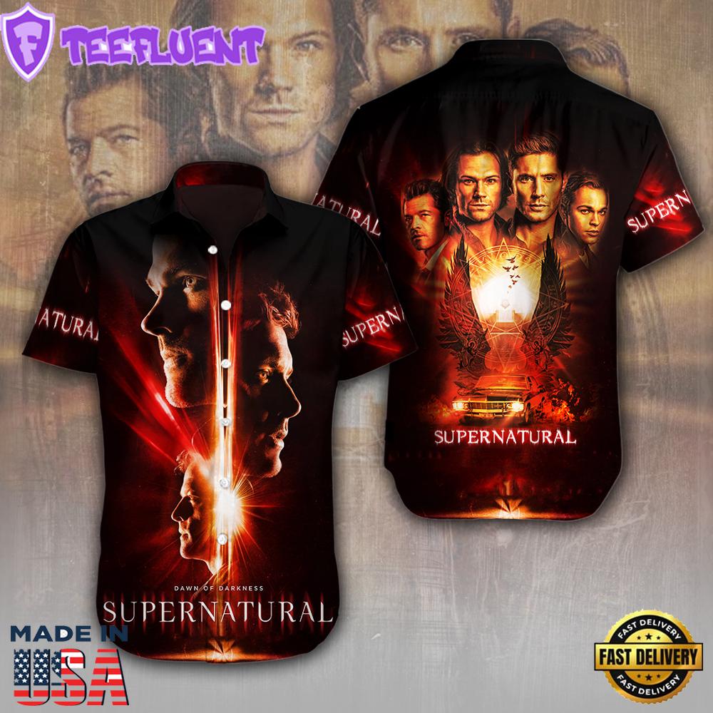 Supernatural Short Sleeve Dress Shirt Hawaiian For Family