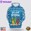 Surfer Swell Christmas All Over Print 3D Hoodie