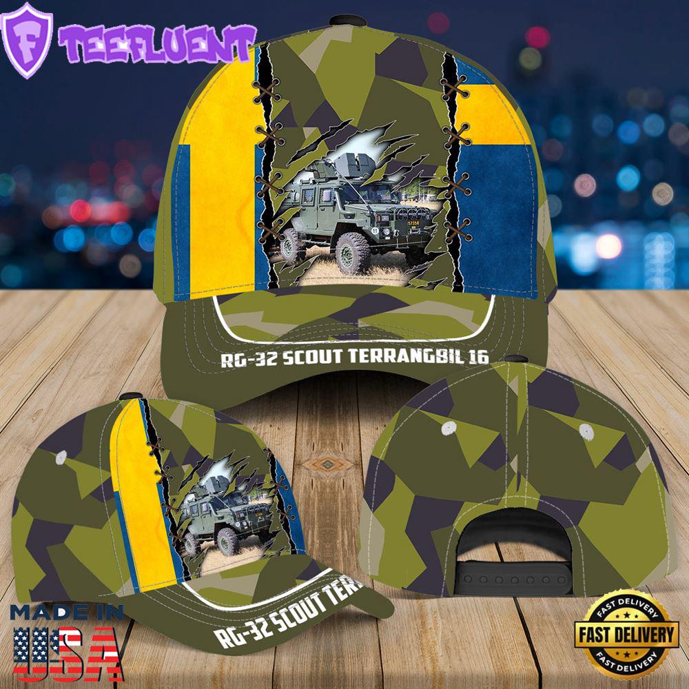 Swedish Army RG-32 Scout Terrangbil 16 Baseball Cap