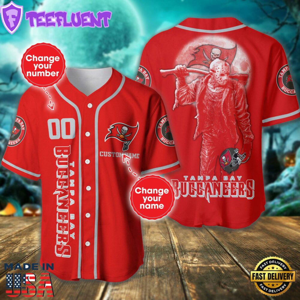 Tampa Bay Buccaneers NFL 3D Personalized Baseball Jersey For Man And Women Shirt For Fans