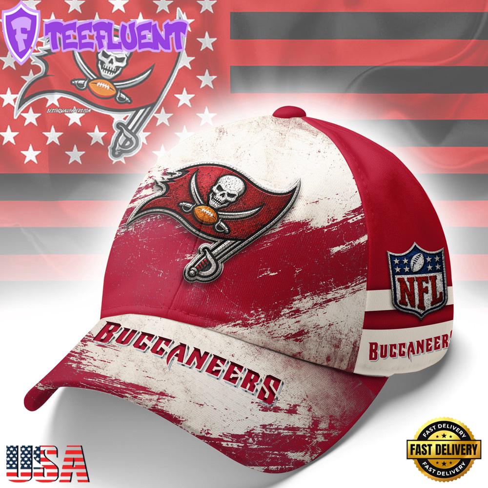Tampa Bay Buccaneers NFL Grunge Style Team Baseball Cap