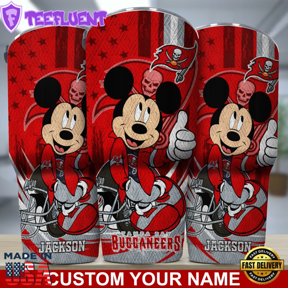 Tampa Bay Buccaneers NFL-Custom Tumbler Mickey Mouse For You