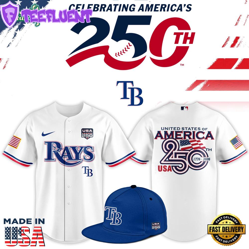 Tampa Bay Rays USA 250th Anniversary Independence Baseball Jersey