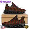 Tartan Christmas Print Pattern Black Max Soul Shoes