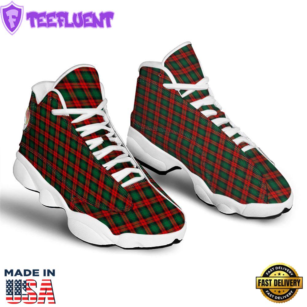Tartan Christmas Print Pattern Jd13 Shoes For Men Women