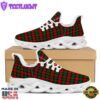 Tartan Christmas Print Pattern White Max Soul Shoes