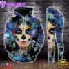 Tattoo Girl All Over Print Leggings Hoodie Set Outfit For Women Gift Xmas