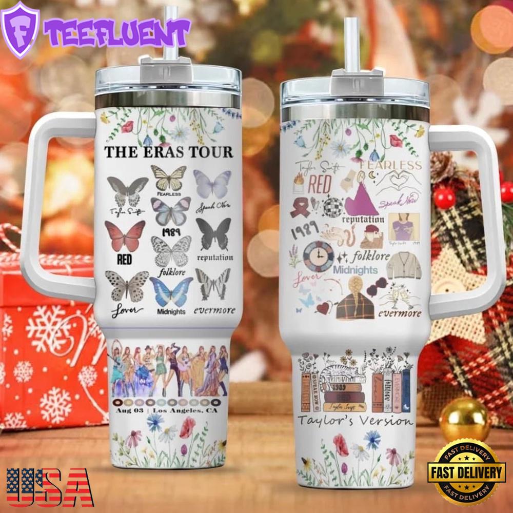 Taylor Album Cover Tumbler 40oz With Handle