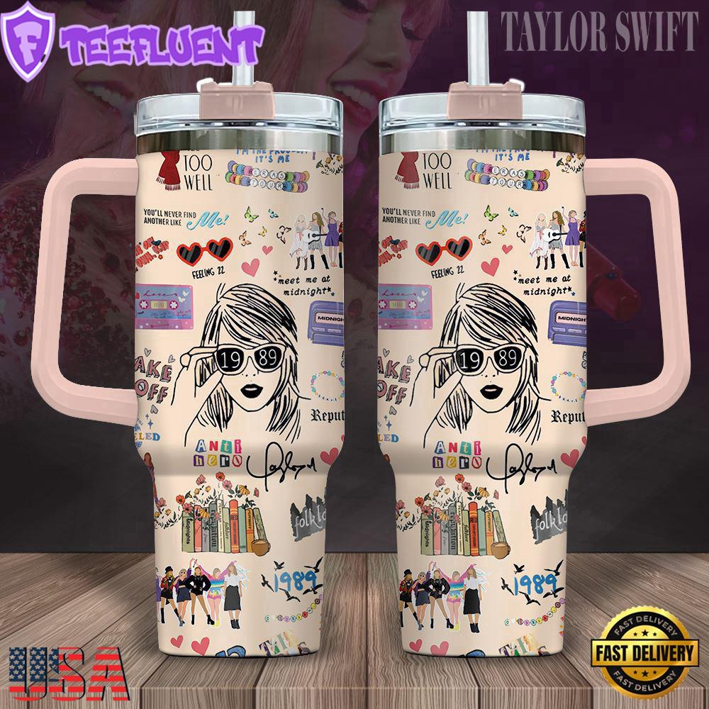 Taylor Swift 40oz Stanley Tumbler Christmas Tumbler 40OZ