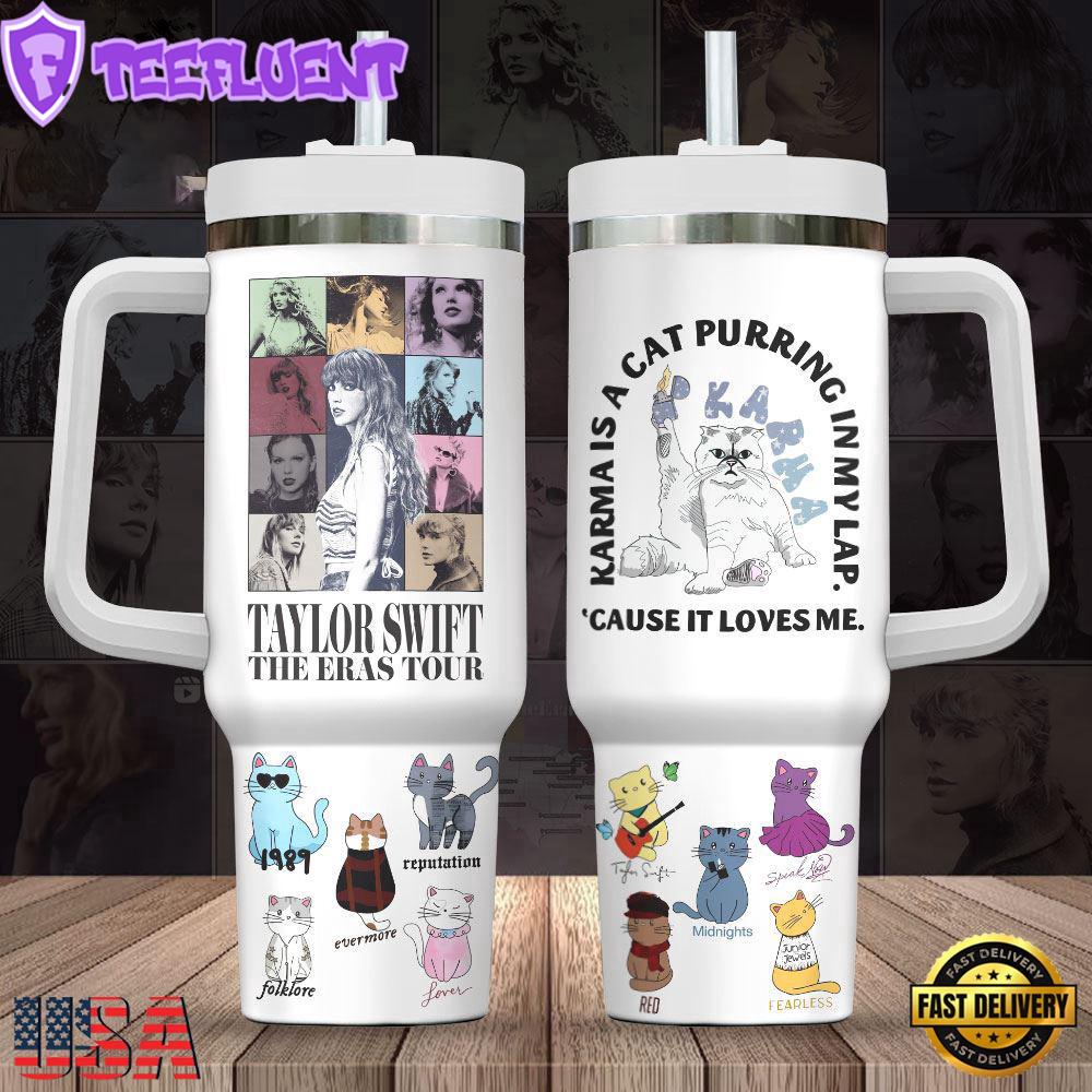 Taylor Swift 40oz Stanley Tumbler - Trending New Tumbler