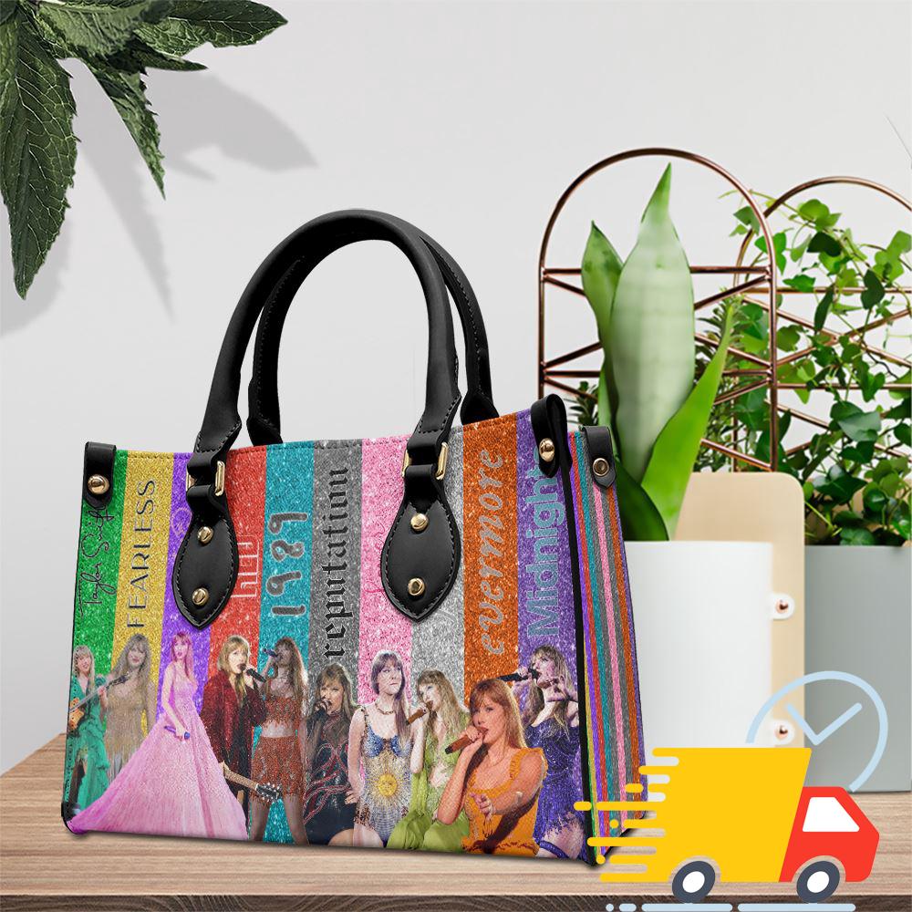 Taylor Swift Album Leather Handbag, Eras Leather Handbag