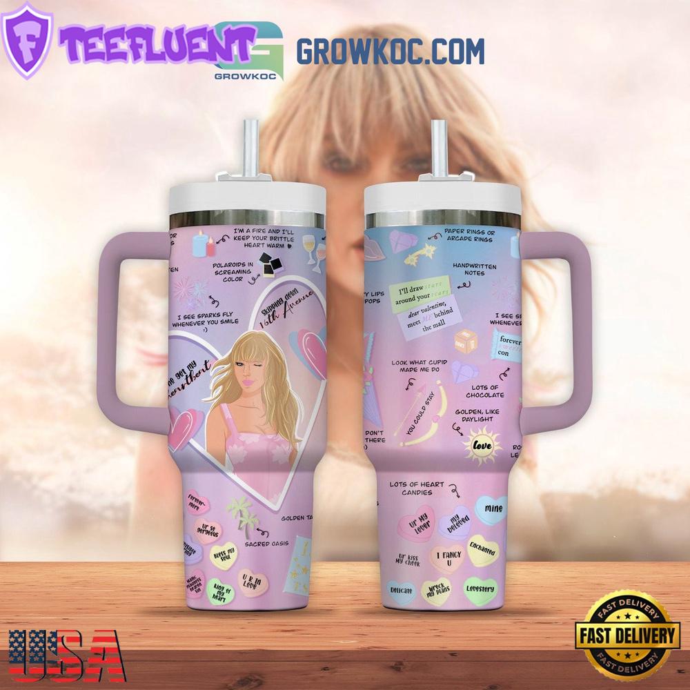 Taylor Swift Cupid Made Me Do Valentine Tumbler 40oz With Handle