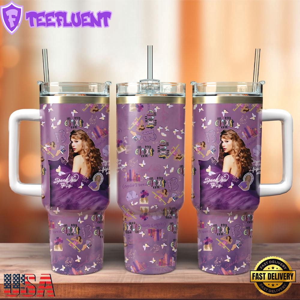 Taylor Swift Eras Tour Tumbler 40oz With Handle