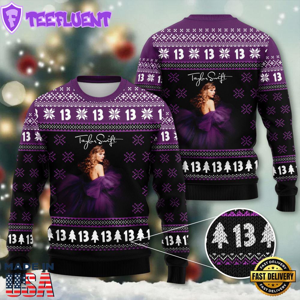Taylor Swift Galaxy The Eras Tour 3D Ugly Sweater