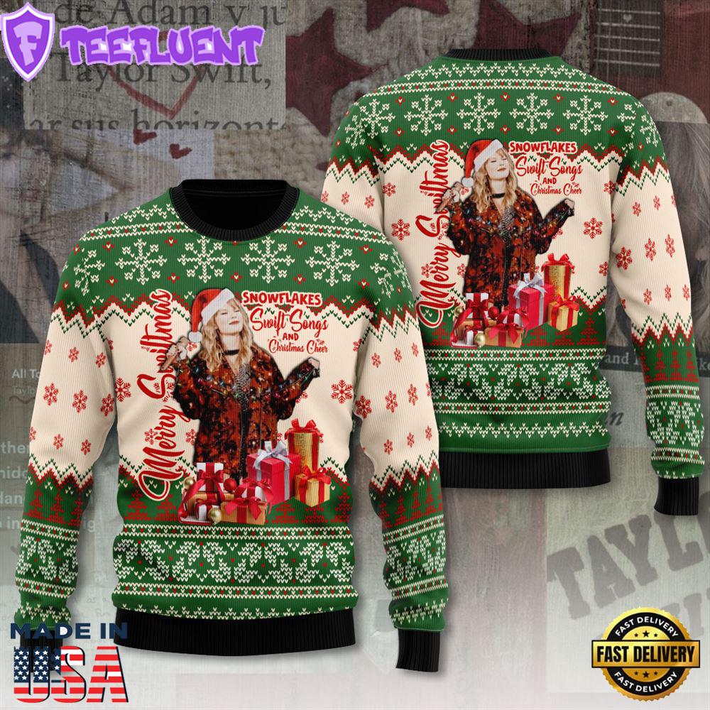 Taylor Swift Green The Eras Tour 3D Ugly Sweater