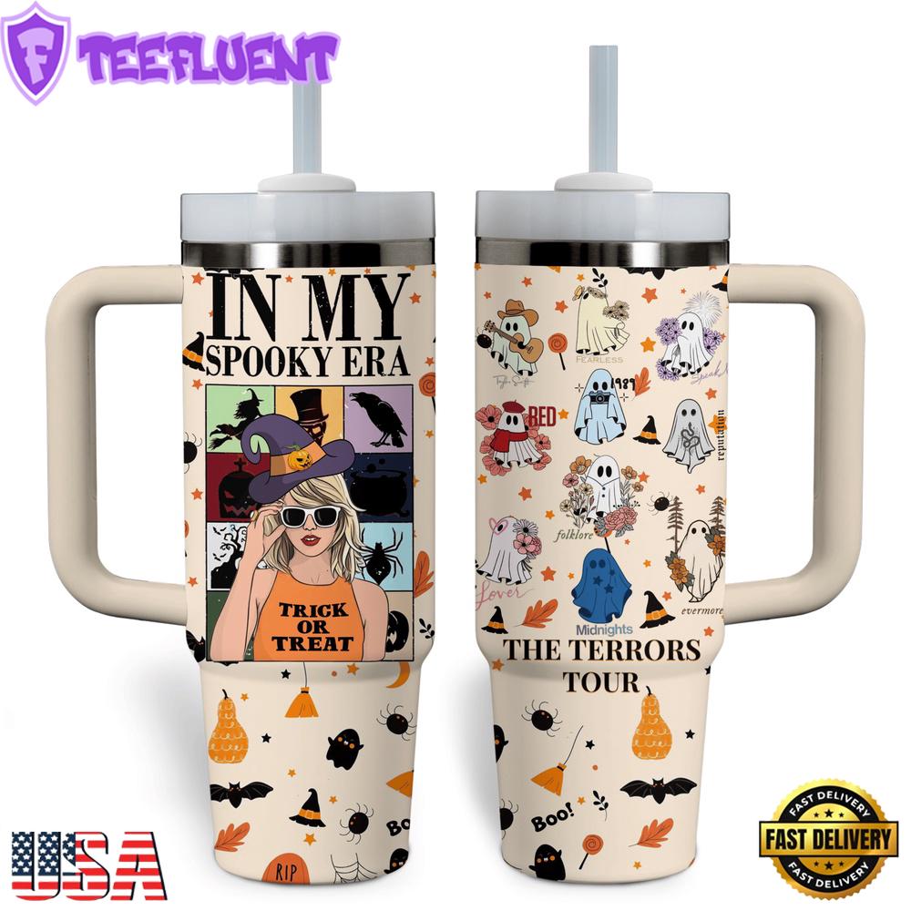 Taylor Swift In My Spooky Era Tumbler 40oz With Handle
