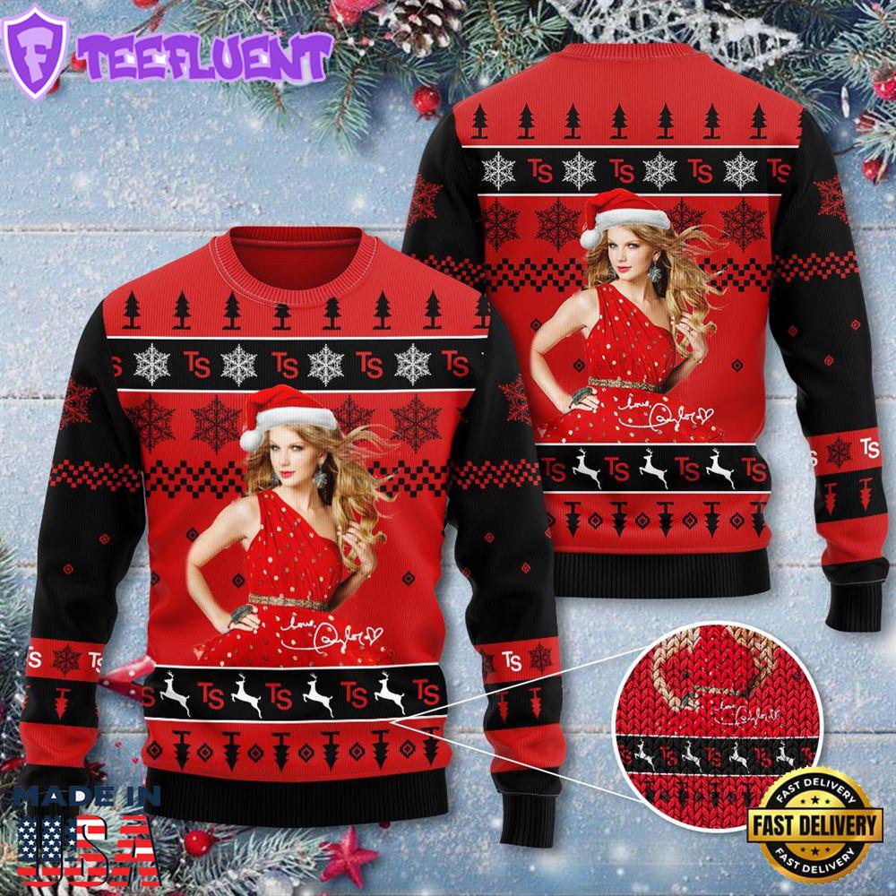 Taylor Swift Love Only Love The Eras Tour 3D Ugly Sweater