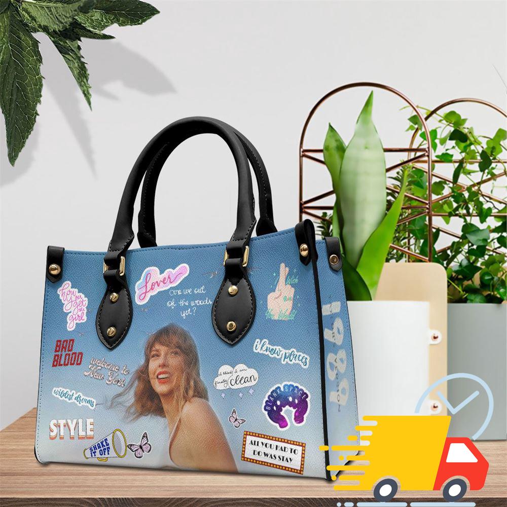 Taylor Swift Lover Album Leather HandBag