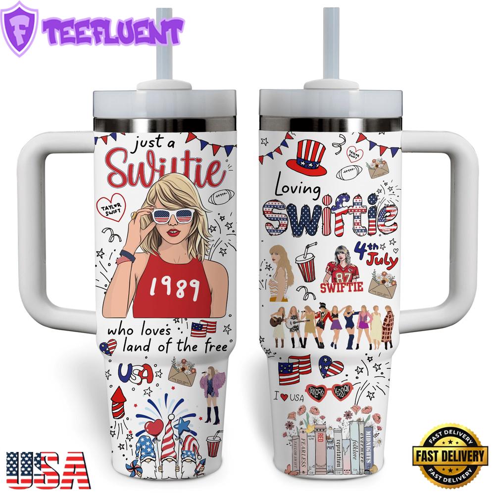 Taylor Swift Music Loving Tumbler 40oz With Handle