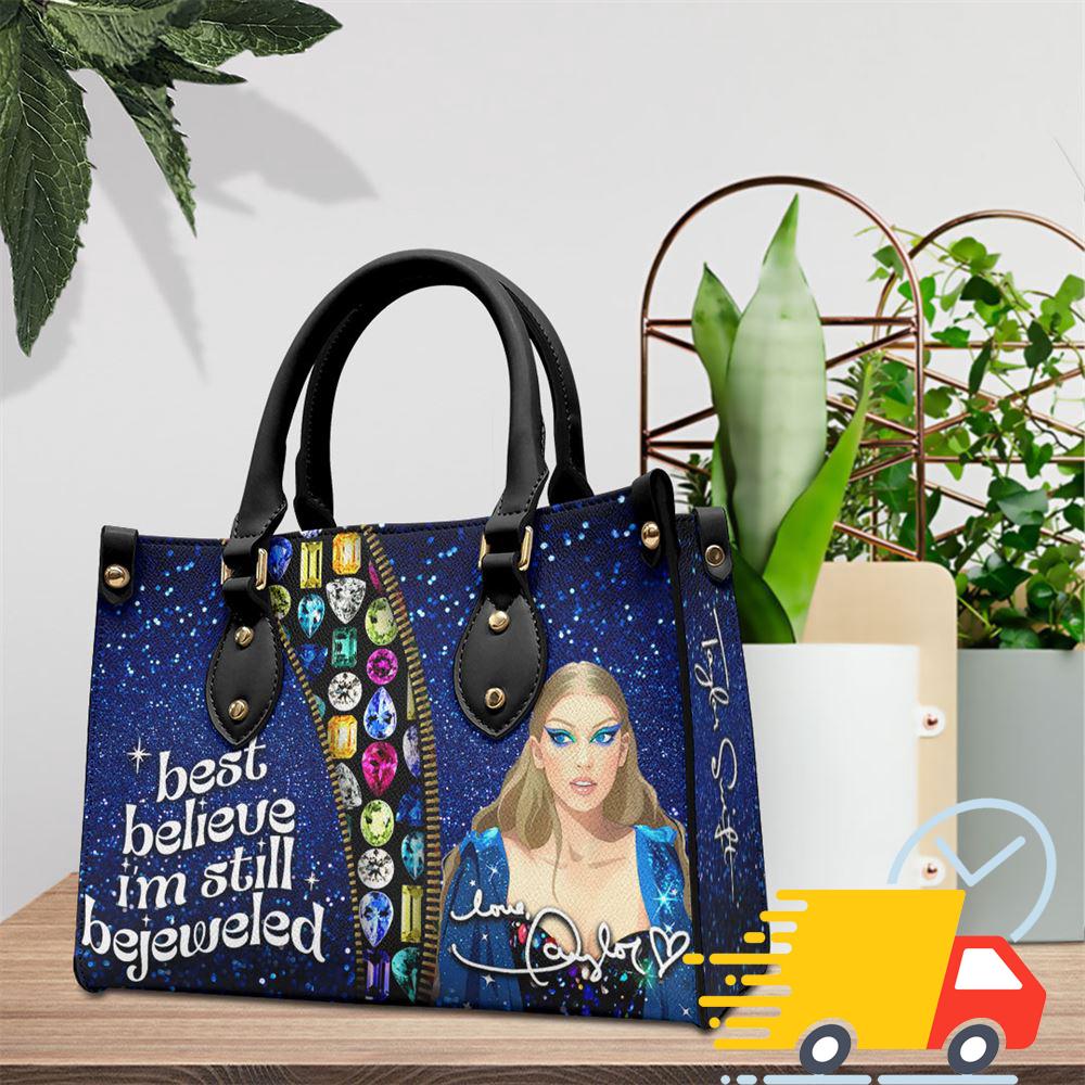 Taylor Swift Quotes Collection Leather Handbag