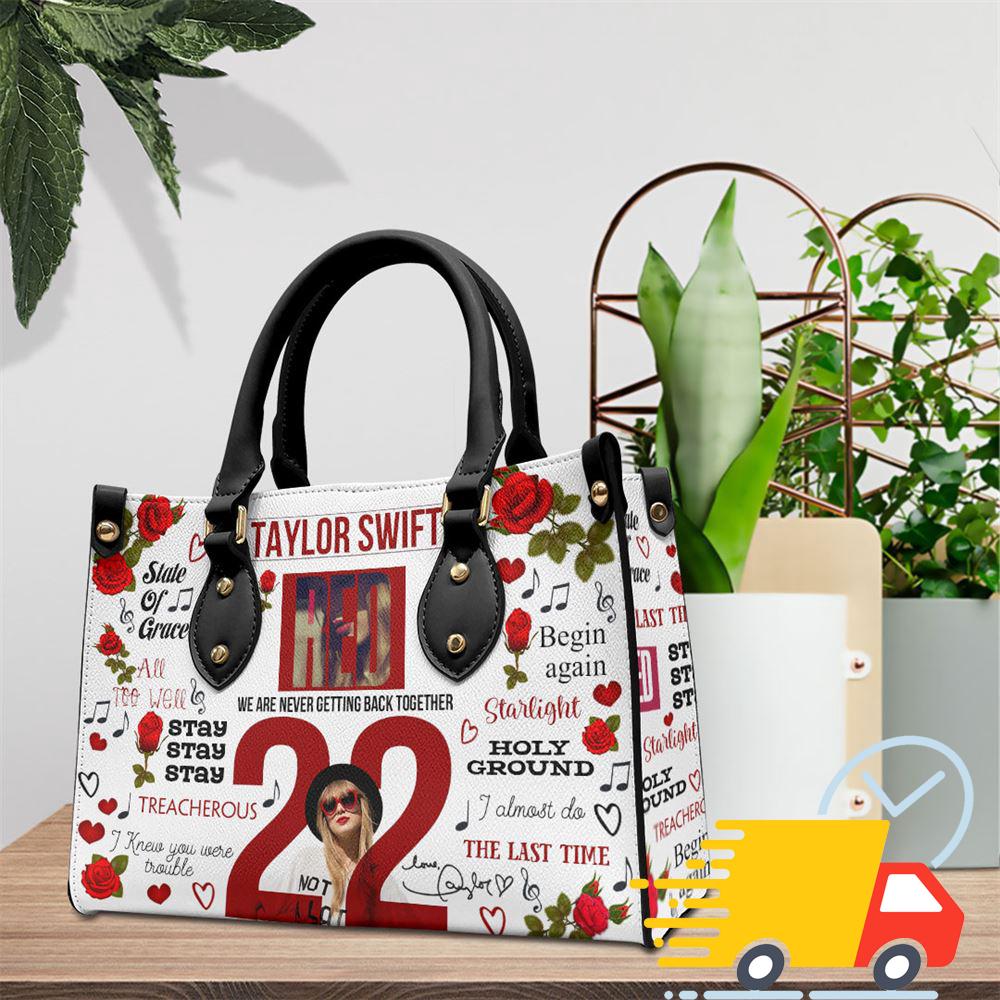 Taylor Swift Red Album Leather HandBag
