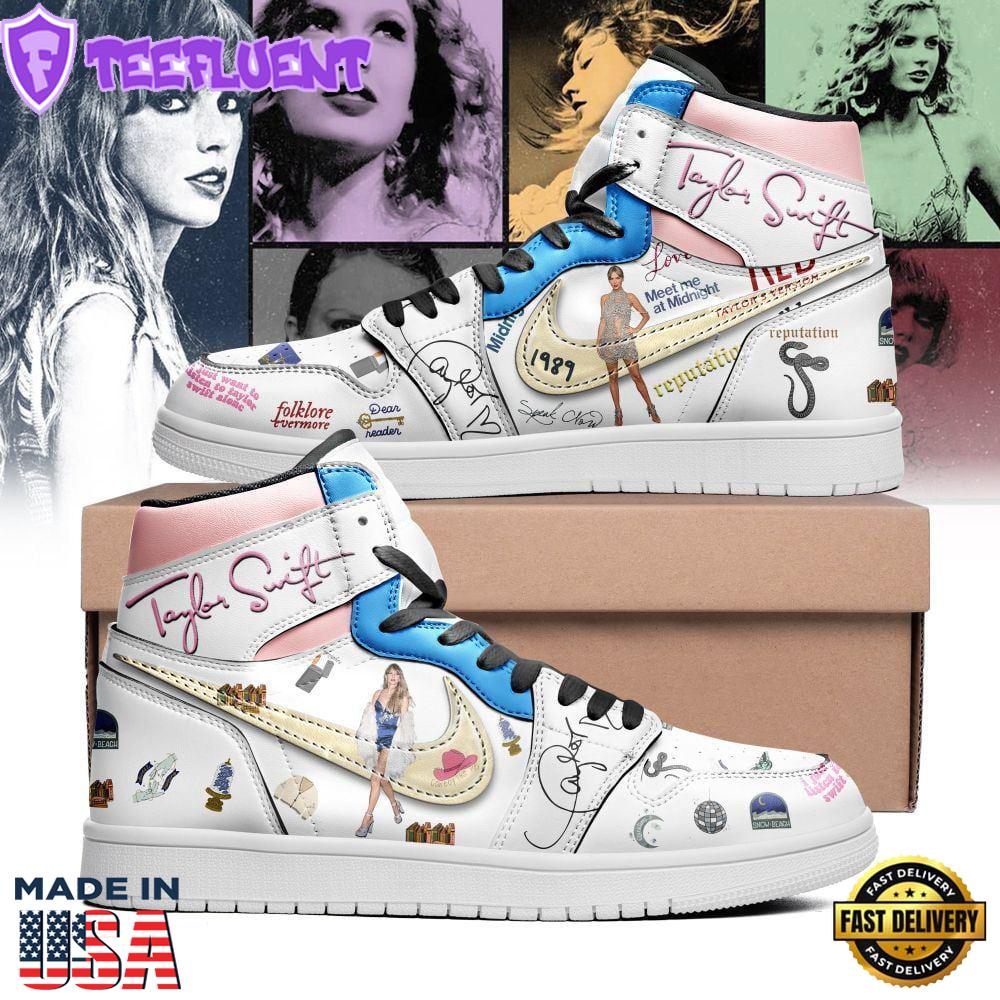 Taylor Swift Songs Custom Air Jordan 1 Sneakers