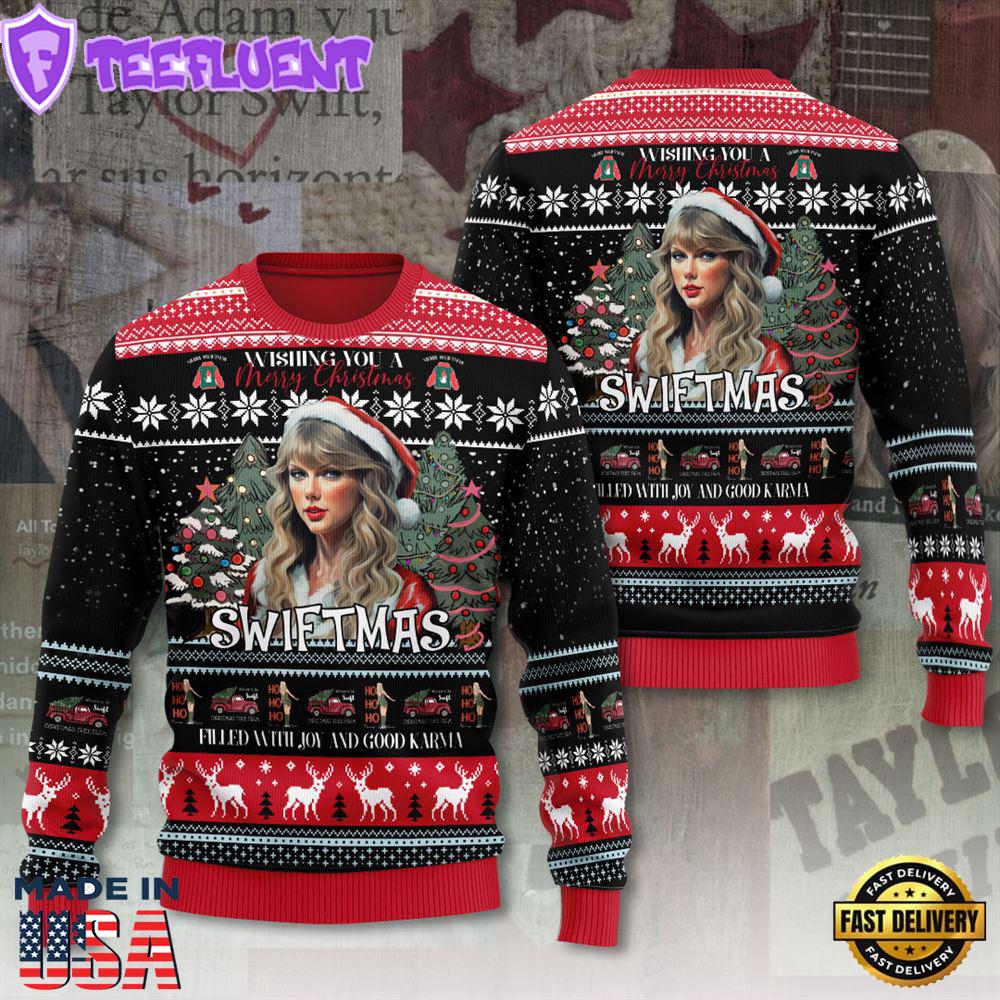 Taylor Swift - Swiftmas The Eras Tour Ugly Sweater