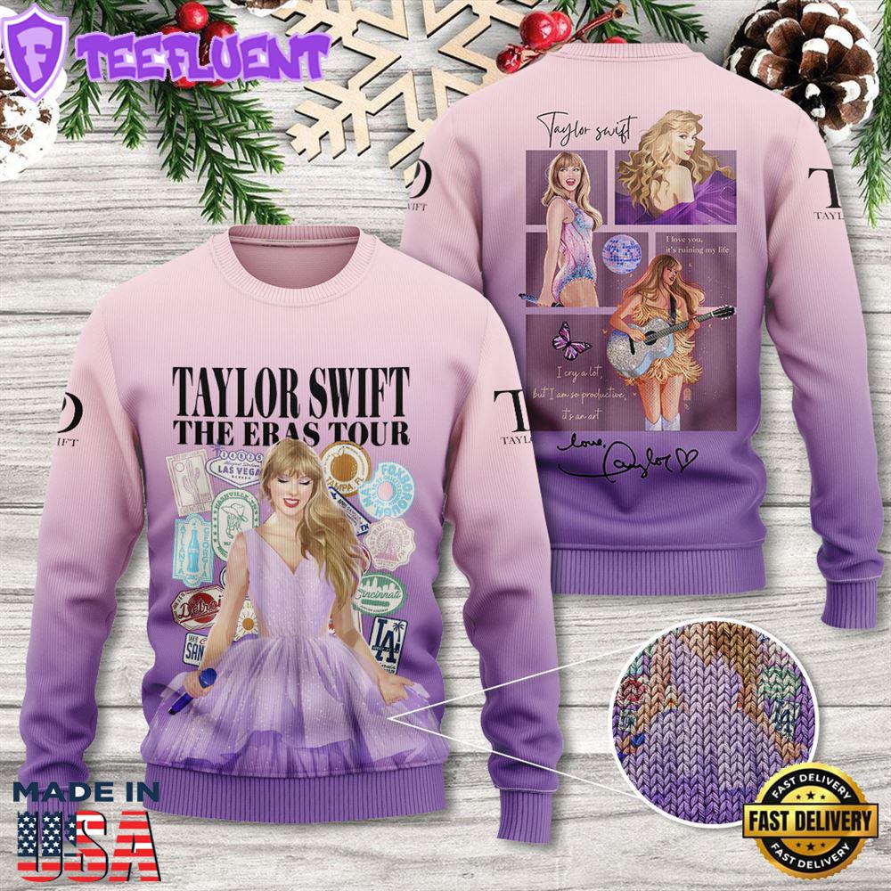 Taylor Swift The Eras Tour 3D Ugly Sweater