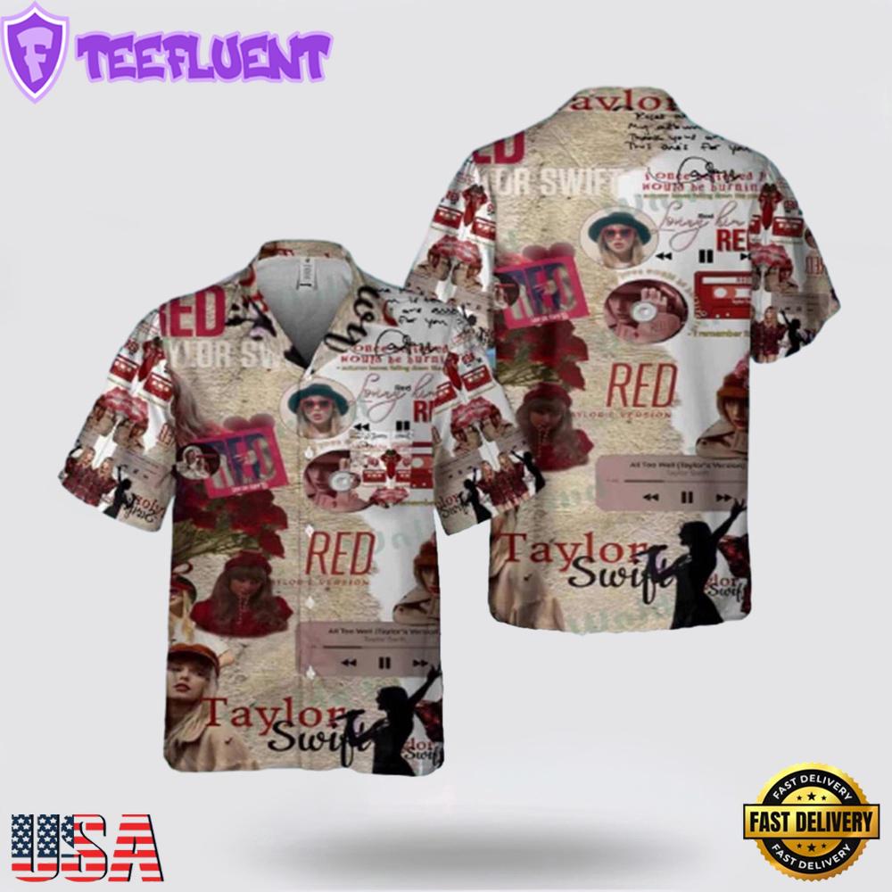 Taylor Swift Vintage Hawaiian Shirt