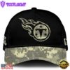 Tennessee Titans 2024 Salute to Service Club Black Camo Cap Gift For Veteran