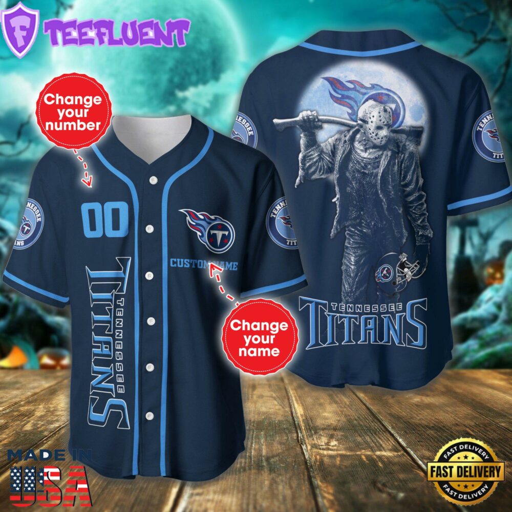 Tennessee Titans NFL 3D Personalized Baseball Jersey For Man And Women Shirt For Fans