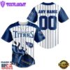 Tennessee Titans NFL 3D Personalized Baseball Shirt For Fans