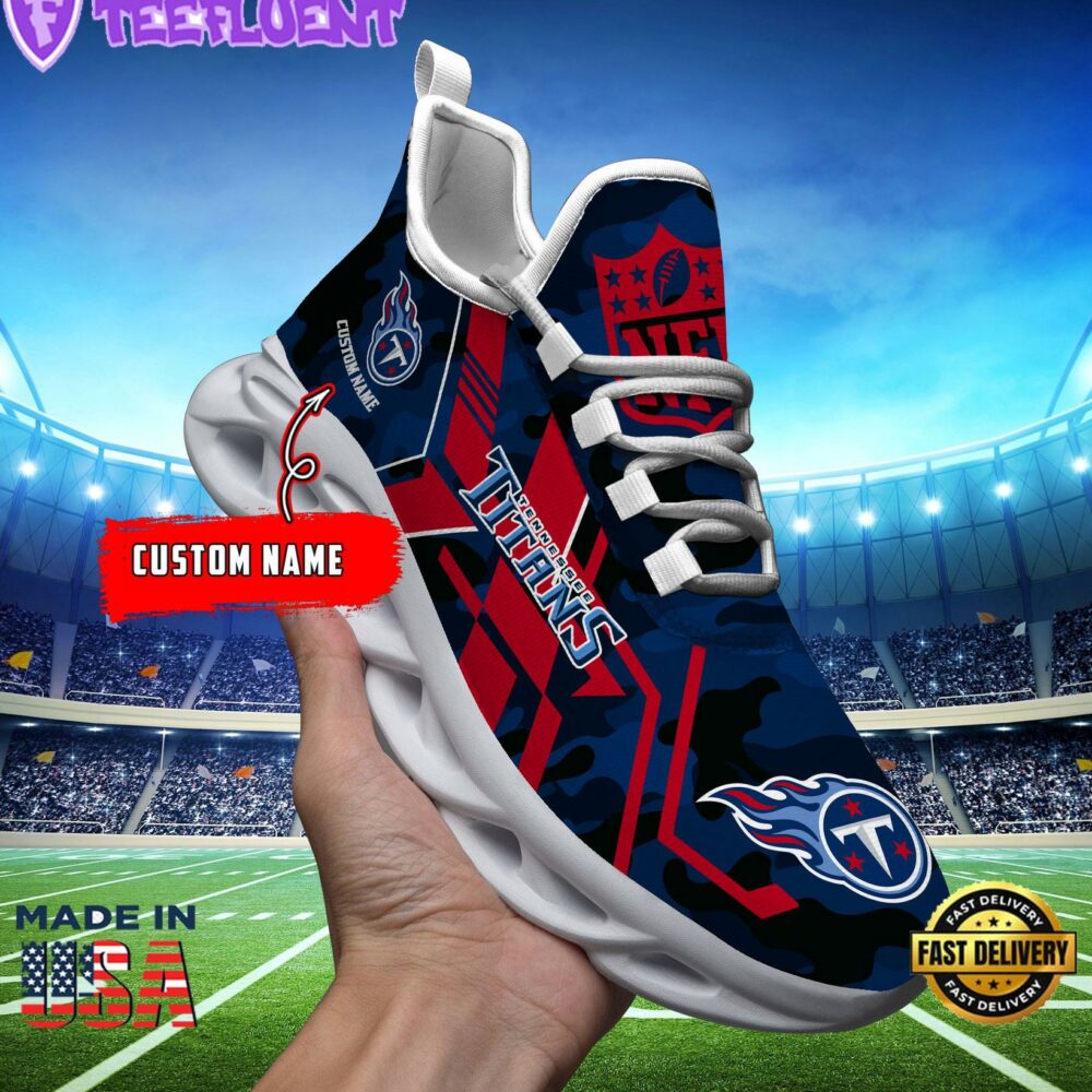 Tennessee Titans NFL Clunky Max Soul Shoes Personalized 1