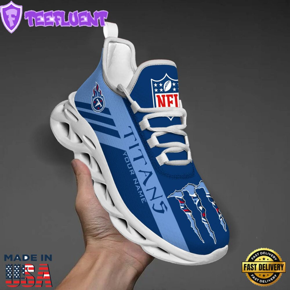 Tennessee Titans NFL Clunky Max Soul Shoes Personalized