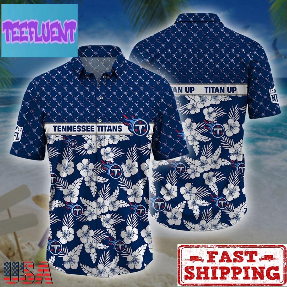 NFL Tennessee Titans Palm Leaves Hawaiian Shirt , Summer Hawaiian Shirts NFL Tennessee Titans Palm Leaves Hawaiian Shirt , Summer Hawaiian Shirts