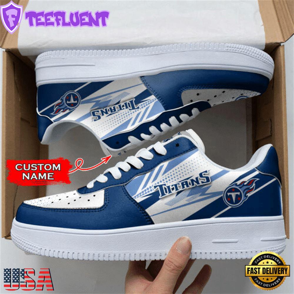 Tennessee Titans NFL Personalized Air Force 1 Shoes