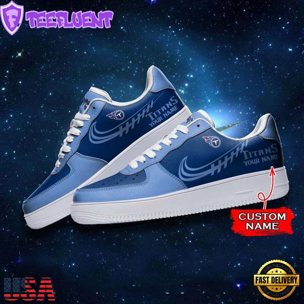 Tennessee Titans NFL Personalized Air Force Sneaker